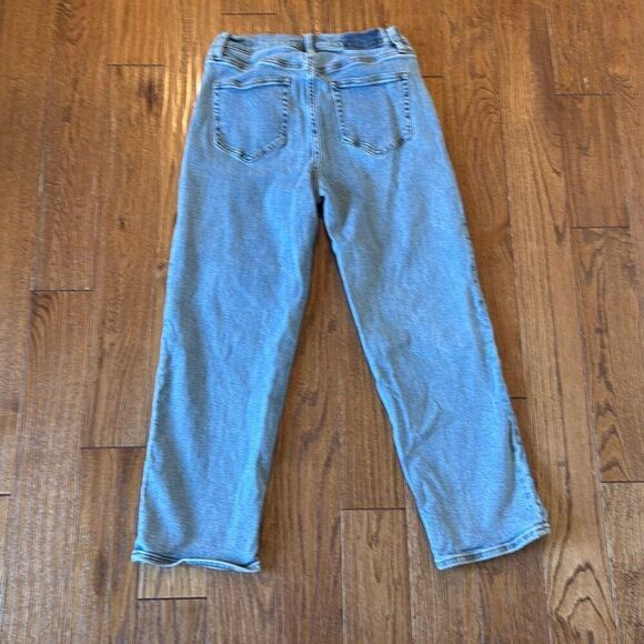 Lands End high rise stovepipe straight ankle jeans size 8 - Picture 10 of 12